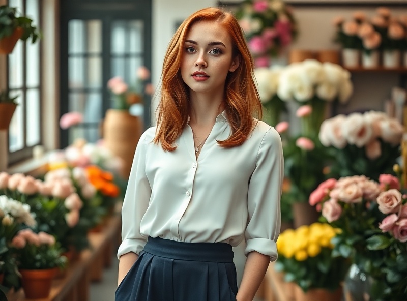 Blusa seda branca