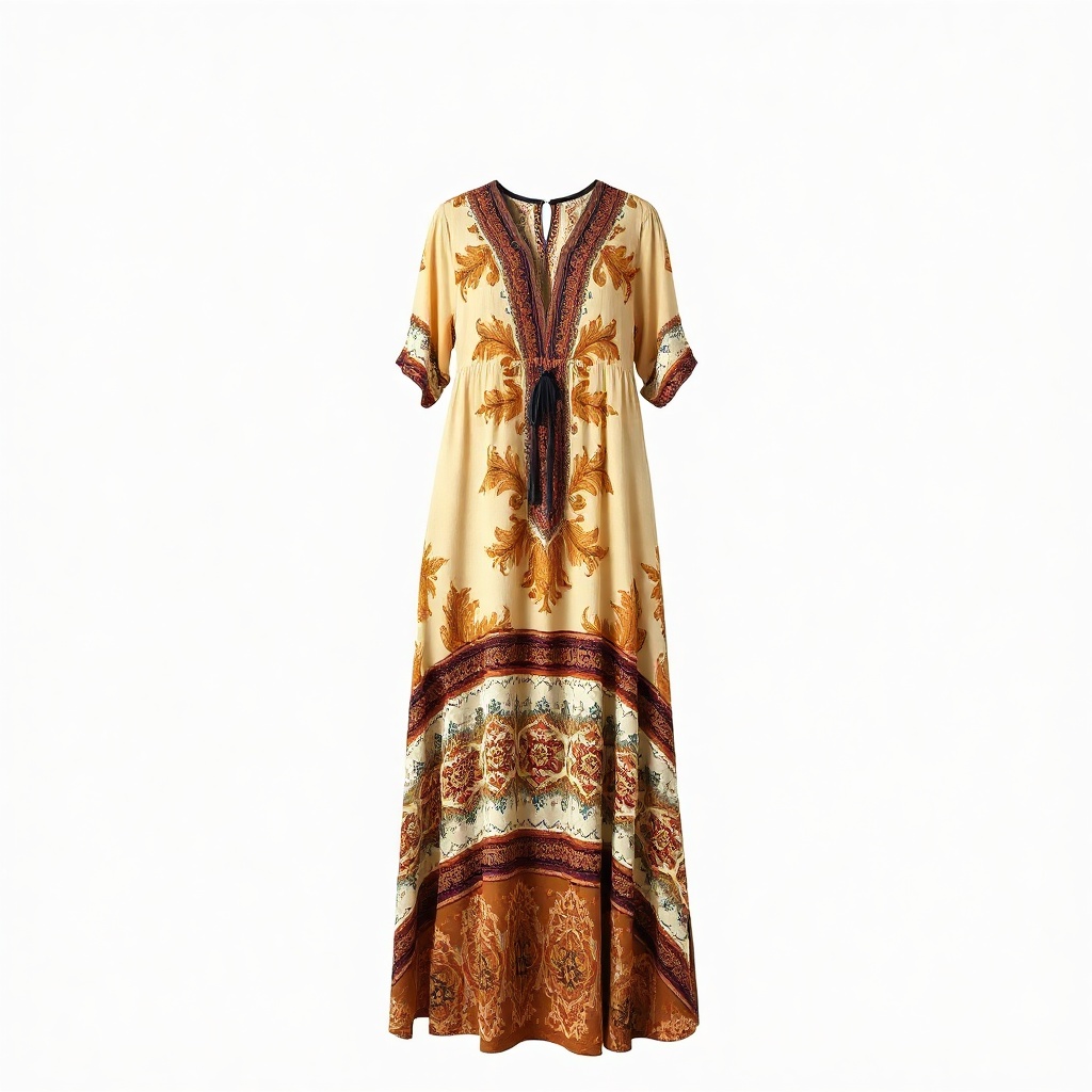 Vestido Longo Estampado