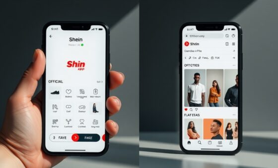 Tester Shein: como diferenciar site oficial de golpe (tabela)